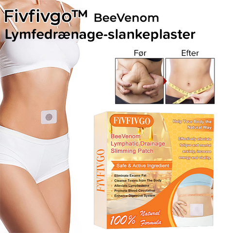 Bee Venom Slankeplaster til lymfedrænage (1 æske / 7 plastre)